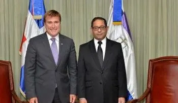 Presidente SCJ se reúne con embajador de EU