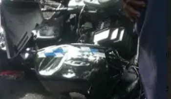 Sargento Juan Gómez Tapia, de 64 años, muere al chocar motor que conducía con un minibús