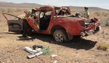 Dos muertos al deslizarse camioneta en Pedernales, de la República Dominicana