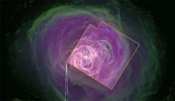 La última imagen que pudo captar un satélite, antes de desaparecer en el espacio