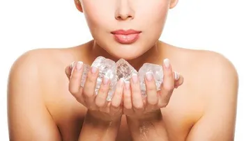 El hielo es el mejor tratamiento de belleza