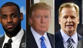 Trump abre un nuevo frente, ahora con la NFL y estrellas de la NBA
