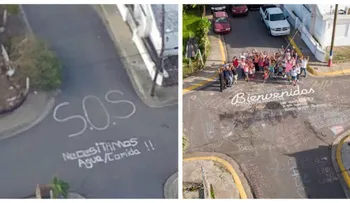 Ciudad de Puerto Rico escribió SOS en la calle, tras el huracán María. Ahora tiene un nuevo mensaje