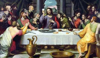 Un día de Corpus Christi, Jesús convirtió el pan y el vino en Cuepo y en su Sangre