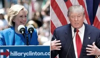 Trump y Clinton, favoritos de cara al supermartes