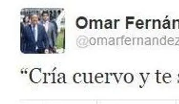 Hijo de LF escribió: Cría cuervos (Danilo Medina) y te sacarán los ojos; luego borró el mensaje