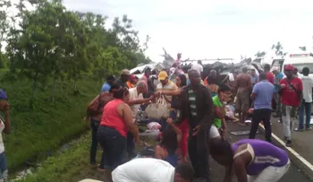 Seis personas mueren durante un accidente en Nagua