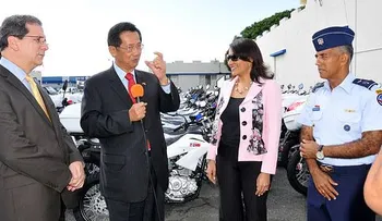 Taiwán dona 480 motocicletas al Sistema 911