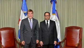 Presidente SCJ y embajador EU analizan temas sobre la cooperación internacional 
