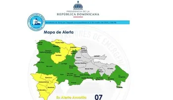 COE añade a San Juan a la alerta verde por las lluvias de una vaguada; Santiago y Puerto Plata siguen en amarilla