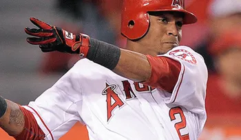 Aybar pega triple con casa llena y Angelinos ganan