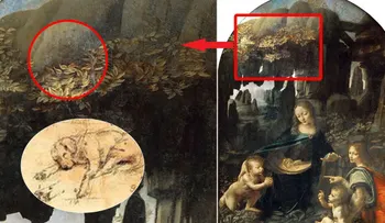 Descubrieron un mensaje cifrado en un cuadro de Leonardo Da Vinci