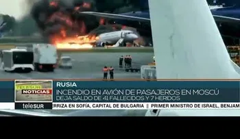 El mundo conmovido por terrible incendio que dejó 41 muertos en un avión ruso