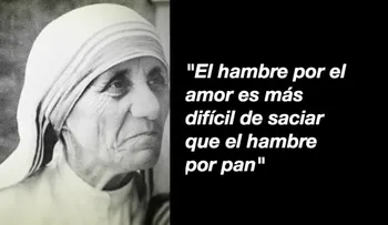 10 frases memorables de la Madre Teresa