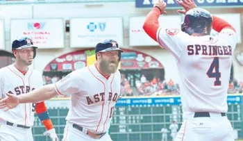 Los Astros de Houston logran su décima victoria en línea