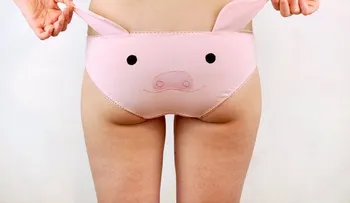 Ropa interior con carita de animalitos
