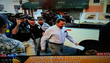 Apresamiento por Odebrecht: Radhamés Segura, Díaz Rúa, Bautista,Temístocles, Sánchez, Angel Rondón, entre otros 