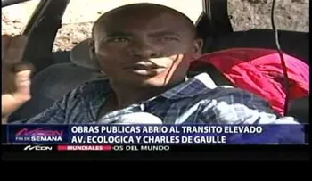Obras Públicas abre elevado avenida ecológica con Charle de Gaulle  