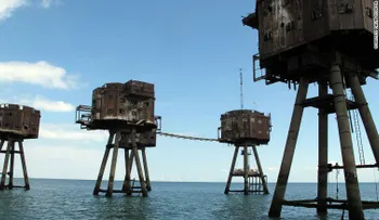 Cómo las Fortalezas Maunsell podrían convertirse en un hotel de lujo