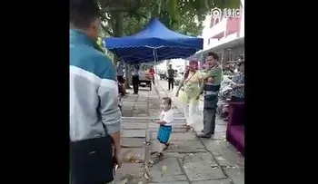 La valentía de este niño te sorprenderá  (VIDEO)