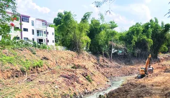 Medio Ambiente no registra permisos para el saneamiento de la cañada El Embrujo en Santiago