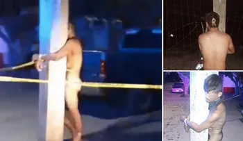 El extraño caso en México de los hombres que aparecen atados a postes de luz, desnudos y torturados