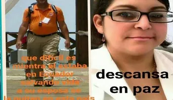 Esposo de doctora que murió tras perseguir asaltantes estaba en brigada de ayuda RD en Ecuador