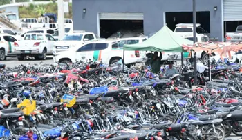 Cientos de motocicletas retenidas en Cenarve por infracciones de tránsito