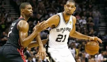 Tim Duncan y los Spurs acaban con los Heat y LeBron 