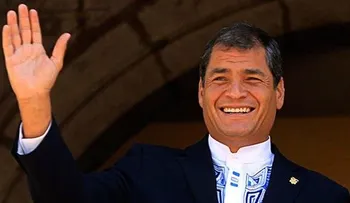Suspenden acto ante amenaza a Rafael Correa