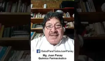 Gárgara de sal cuatro veces al día para el coronavirus; remedio del químico farmacéutico, Juan Panay 