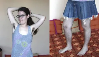 Teñirse pelo de axilas es moda de las mujeres (Video)