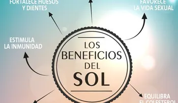 Tomar el sol fortelce los huesos y dientes; equilibra el colesterol, mejora la piel y disminuye la presión arterial
