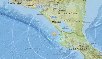 Sismo de magnitud 5,8 sacude Nicaragua