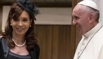 Presidenta de Argentina llega a Cuba; verá al papa