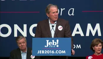 George W. Bush llega al rescate de Jeb Bush