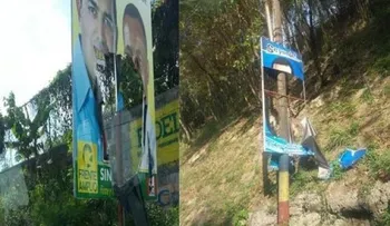 PRM denuncia destruyen su propaganda política en Haina