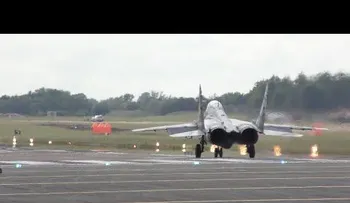 Video: Asombrosa maniobra de un MiG-29 que asciende en vertical luego de despegar