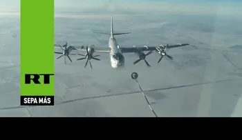 Primer ataque de un bombardero Tu-95MCM con misiles de crucero contra terroristas sirios