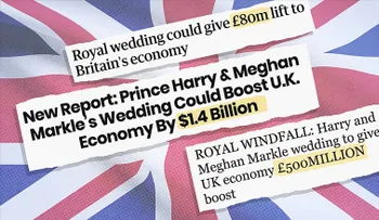 ¿Mejorará la boda real del príncipe Enrique y Meghan Markle la economía británica?