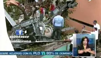 Joven de vivienda donde cayó helicóptero pasó un tremento susto; roban partes de la aeronave