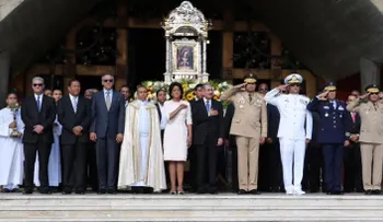 Presidente Medina llega a La Basílica de Higüey