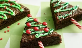 Una magnífica idea para la cena de Navidad: Deliciosos brownies