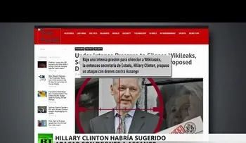 Hillary Clinton, sobre Julian Assange: "¿No podemos atacar con un dron a este tipo?"  (VIDEO)