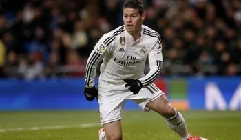Gol y lesión de James en el Madrid-Sevilla 