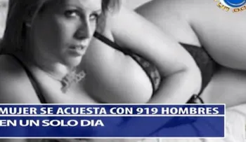 Una actriz porno se acuesta con 919 hombres el mismo día