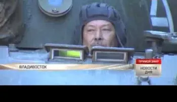 Un atleta ruso mueve un tanque de 37 toneladas