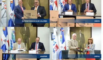   Indotel entrega 100 computadoras y firma acuerdos con cinco instituciones públicas y privadas del país
