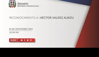 Senado reconoce al gobernador BCRD, Valdez Albizu, por sus grandes aportes a favor del desarrollo económico de RD 