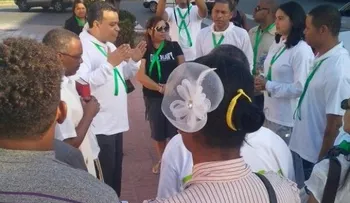 Movimiento cristiano inicia caminata hacia Haití por la paz